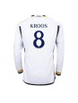 Moški Nogometna dresi replika Real Madrid Toni Kroos #8 Domači 2023-24 Dolgi rokav